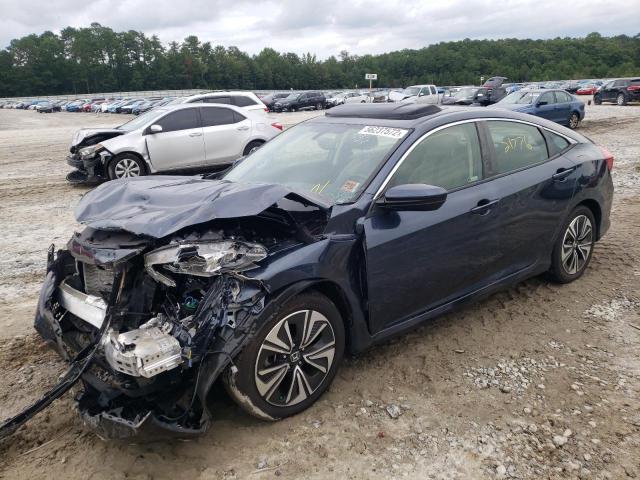 JHMFC1F7XJX013633 - 2018 HONDA CIVIC EXL 蓝色 照片 2