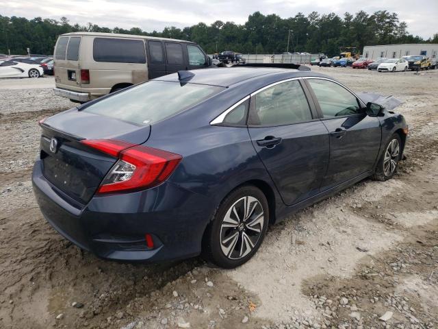 JHMFC1F7XJX013633 - 2018 HONDA CIVIC EXL 蓝色 照片 4