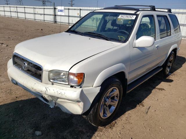 JN8DR09X34W806865 - 2004 NISSAN PATHFINDER WHITE photo 2