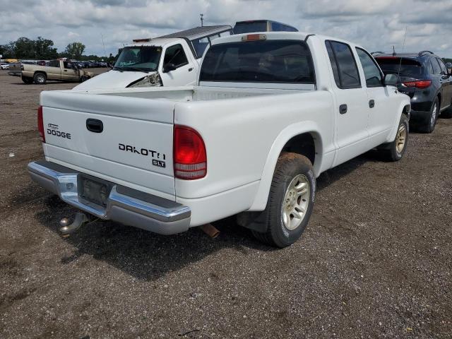 1D7HL48N13S307810 - 2003 DODGE DAKOTA QUA WHITE photo 4