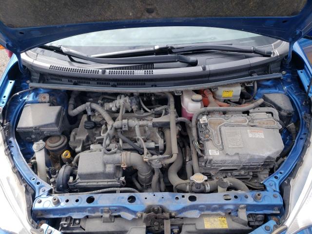 JTDKDTB31E1566689 - 2014 TOYOTA PRIUS C BLUE photo 7