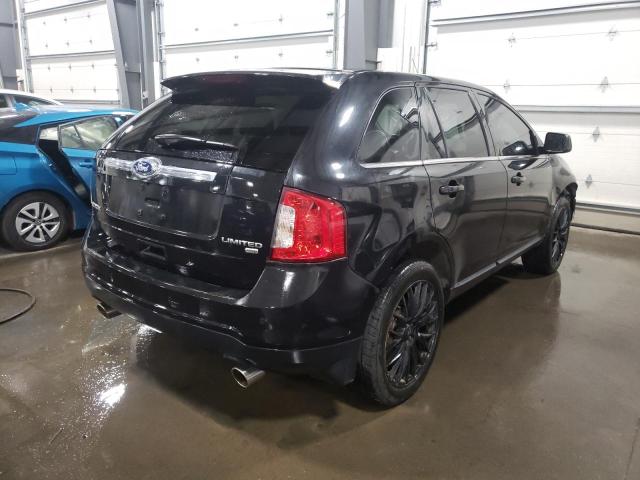 2FMDK4KC4BBA51413 - 2011 FORD EDGE LIMIT BLACK photo 4