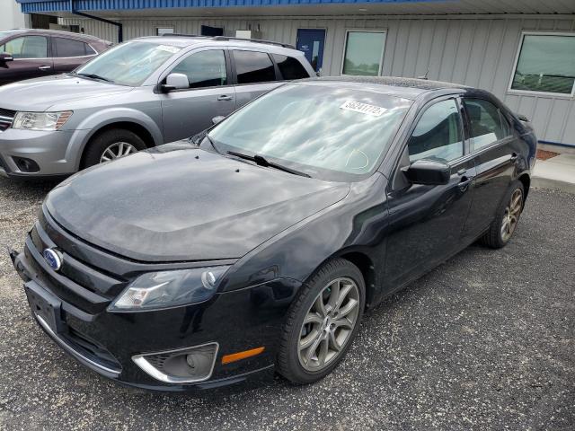 3FAHP0JA4CR167641 - 2012 FORD FUSION SEL BLACK photo 2