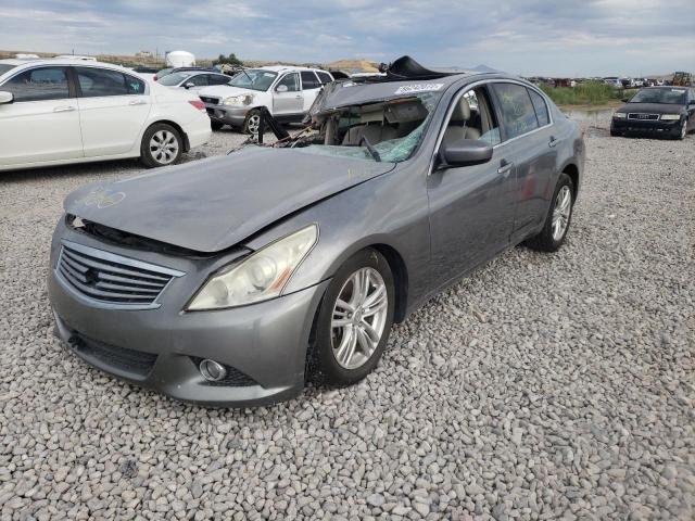 JN1DV6AP3BM604254 - 2011 INFINITI G25 BASE GRAY photo 2