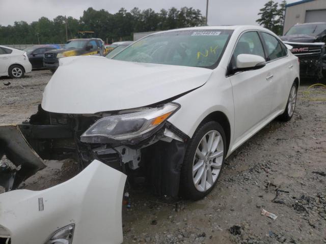 4T1BK1EB1FU173719 - 2015 TOYOTA AVALON XLE WHITE photo 2
