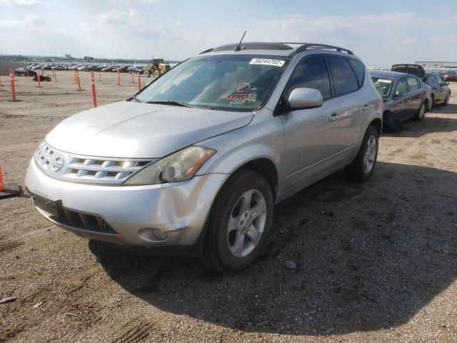 JN8AZ08W94W326177 - 2004 NISSAN MURANO SL SILVER photo 2