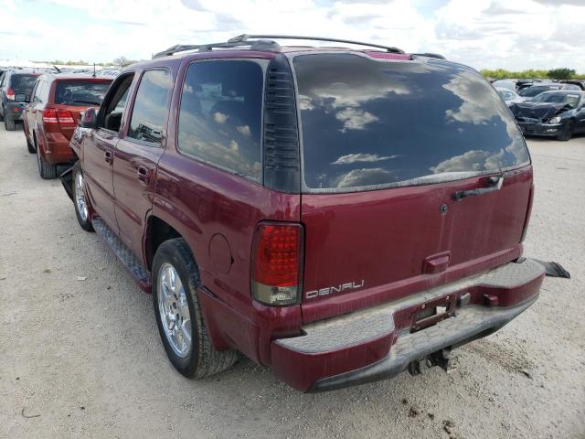 1GKEK63U85J163387 - 2005 GMC YUKON DENA BURGUNDY photo 3