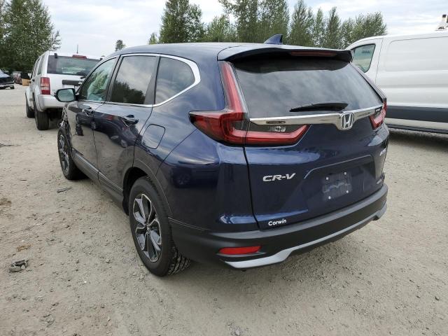 5J6RW2H8XLA001967 - 2020 HONDA CR-V EXL BLUE photo 3