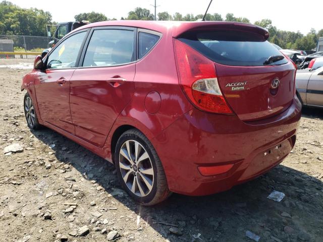 KMHCU5AE9HU345505 - 2017 HYUNDAI ACCENT SPO RED photo 3