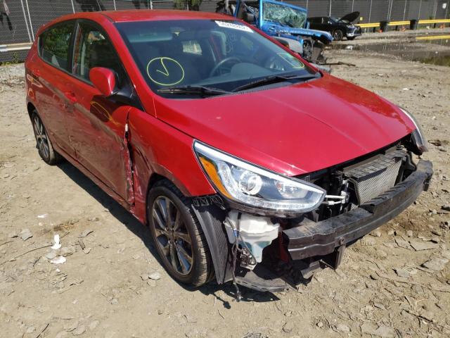 KMHCU5AE9HU345505 - 2017 HYUNDAI ACCENT SPO RED photo 9