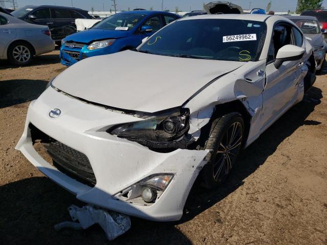 JF1ZNAA17D2730381 - 2013 TOYOTA SCION FR-S WHITE photo 2