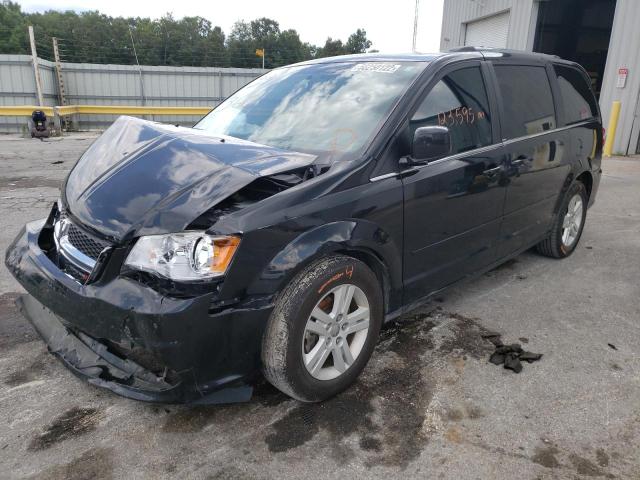 2C4RDGDG9DR676034 - 2013 DODGE GRAND CARA BLACK photo 2