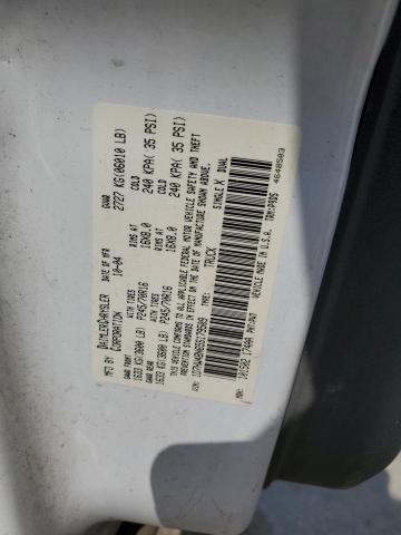 1D7HW48N65S179509 - 2005 DODGE DAKOTA QUA WHITE photo 10