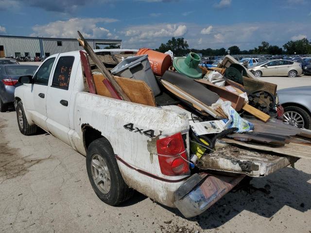 1D7HW48N65S179509 - 2005 DODGE DAKOTA QUA WHITE photo 3