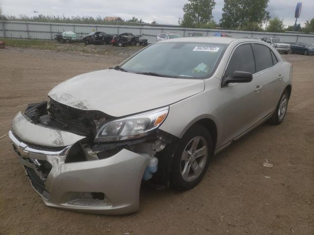 1G11B5SL0EF166745 - 2014 CHEVROLET MALIBU LS BEIGE photo 2