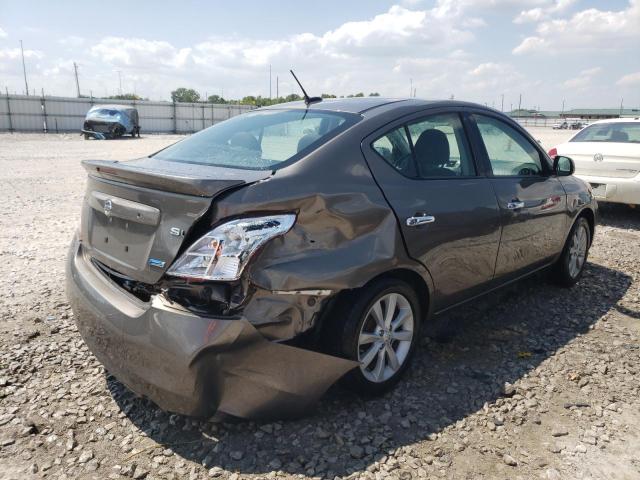 3N1CN7AP3EL854416 - 2014 NISSAN VERSA GRAY photo 4