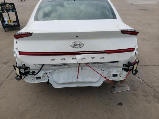 5NPEL4JA9MH069368 - 2021 HYUNDAI SONATA SEL WHITE photo 9