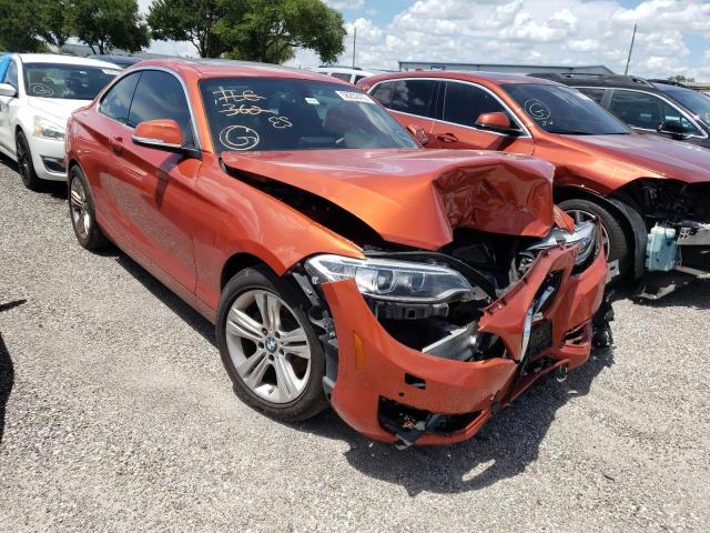 WBA1G9C58GV726369 - 2016 BMW 228 XI SUL ORANGE photo 1