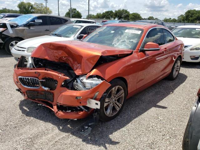 WBA1G9C58GV726369 - 2016 BMW 228 XI SUL ORANGE photo 2