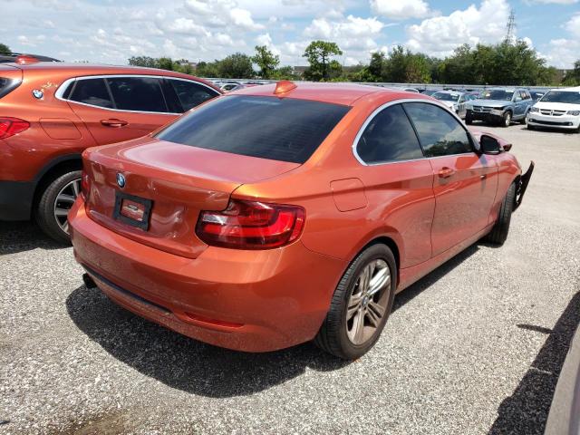 WBA1G9C58GV726369 - 2016 BMW 228 XI SUL ORANGE photo 4