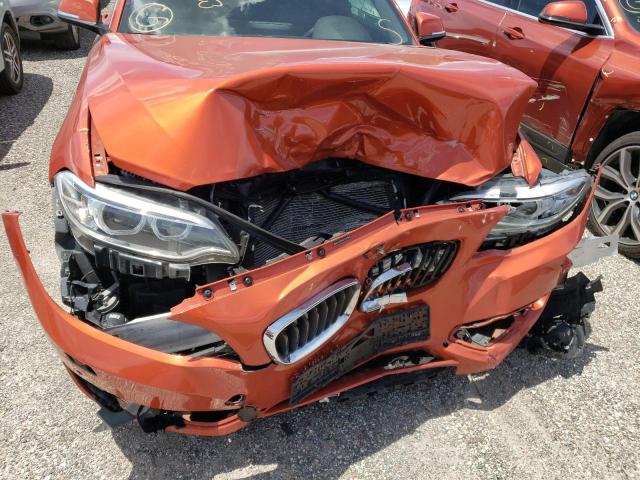 WBA1G9C58GV726369 - 2016 BMW 228 XI SUL ORANGE photo 9