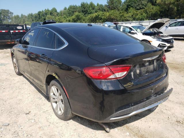 1C3CCCAB0FN640618 - 2015 CHRYSLER 200 LIMITE BLACK photo 3