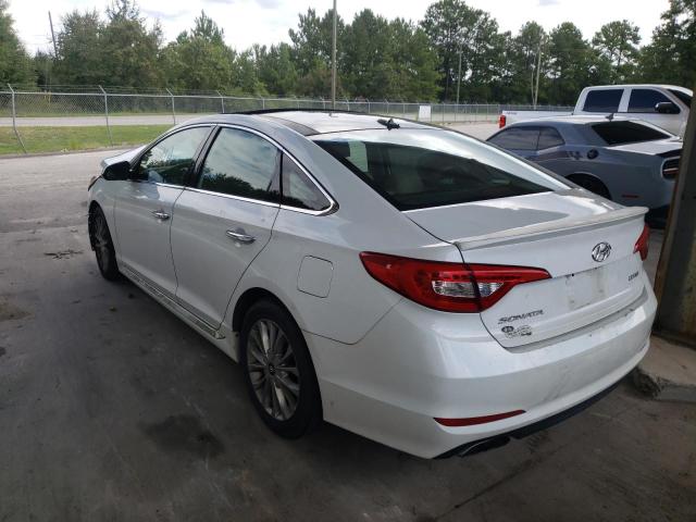 5NPE34AF4FH116126 - 2015 HYUNDAI SONATA SPO WHITE photo 3