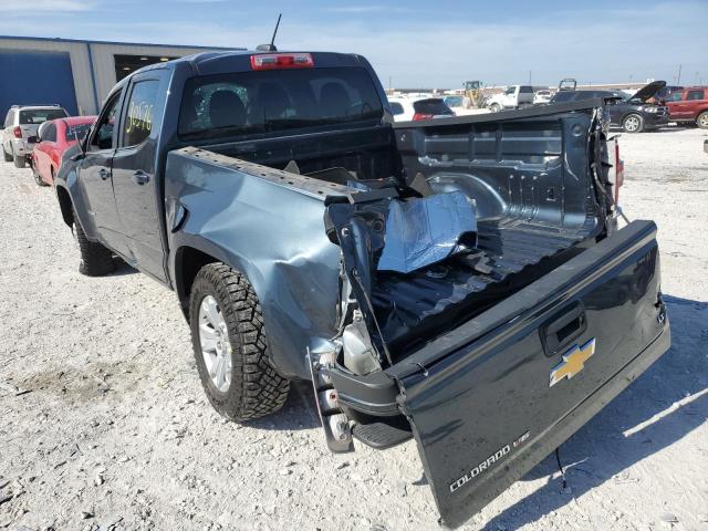 1GCGSCEN6K1199051 - 2019 CHEVROLET COLORADO L BLUE photo 3
