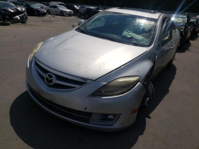 1YVHZ8CH8A5M54827 - 2010 MAZDA 6 I SILVER photo 2