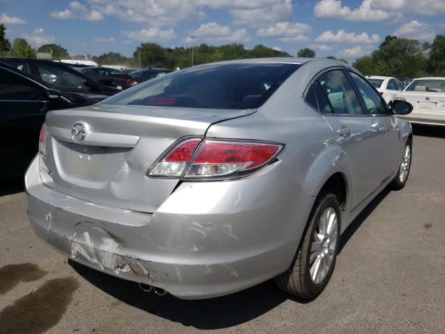 1YVHZ8CH8A5M54827 - 2010 MAZDA 6 I SILVER photo 4