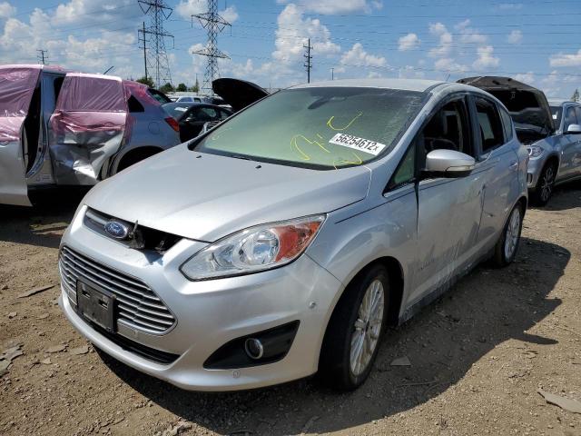 1FADP5BU2GL107866 - 2016 FORD C-MAX SEL SILVER photo 2