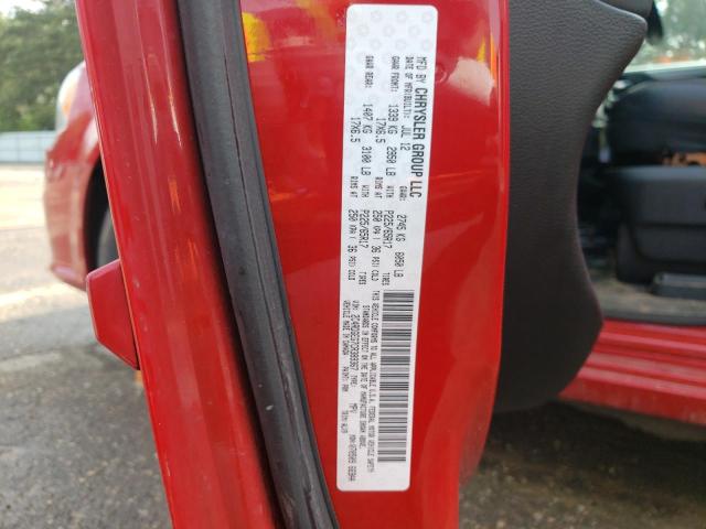 2C4RDGEG7CR389367 - 2012 DODGE GRAND CARA RED photo 10