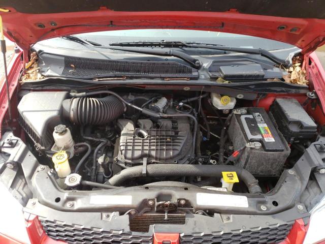 2C4RDGEG7CR389367 - 2012 DODGE GRAND CARA RED photo 7