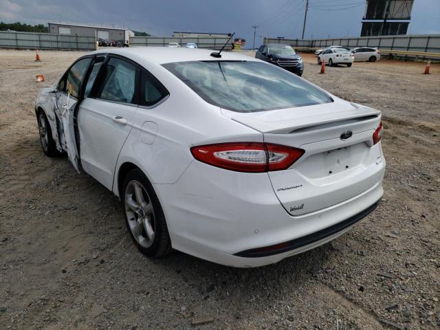 3FA6P0HDXFR289576 - 2015 FORD FUSION WHITE photo 3