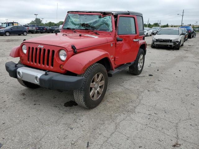 1C4AJWBG5CL244468 - 2012 JEEP WRANGLER S RED photo 2