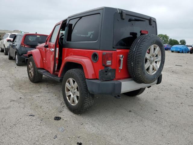 1C4AJWBG5CL244468 - 2012 JEEP WRANGLER S RED photo 3