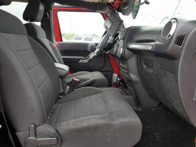 1C4AJWBG5CL244468 - 2012 JEEP WRANGLER S RED photo 5