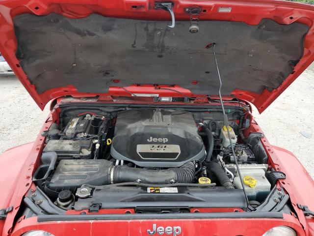 1C4AJWBG5CL244468 - 2012 JEEP WRANGLER S RED photo 7