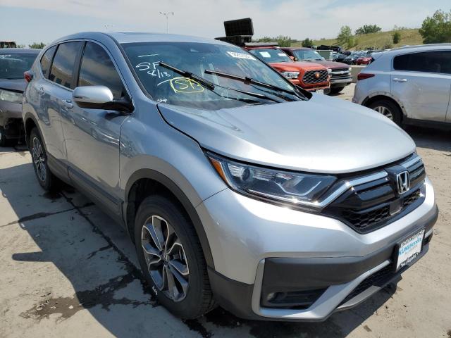 5J6RW2H81LA007737 - 2020 HONDA CR-V EXL SILVER photo 1