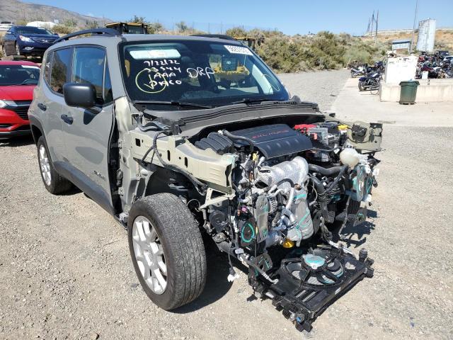 ZACNJBAB1LPL89189 - 2020 JEEP RENEGADE S GRAY photo 1