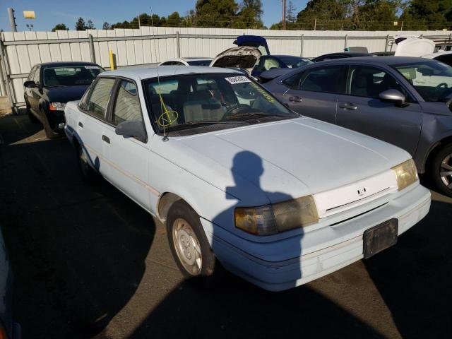 2FAPP36X7NB118722 - 1992 FORD TEMPO GL BLUE photo 1