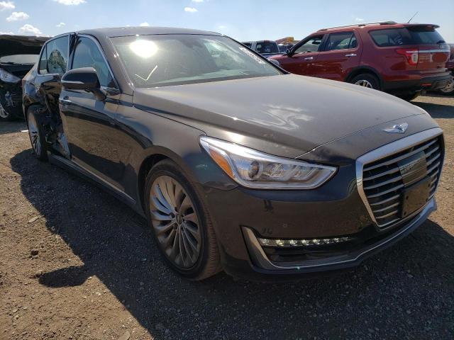 KMHG54JH3JU043720 - 2018 GENESIS G90 ULTIMA BLACK photo 1