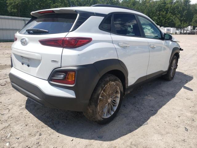 KM8K2CAA1JU153584 - 2018 HYUNDAI KONA SEL WHITE photo 4