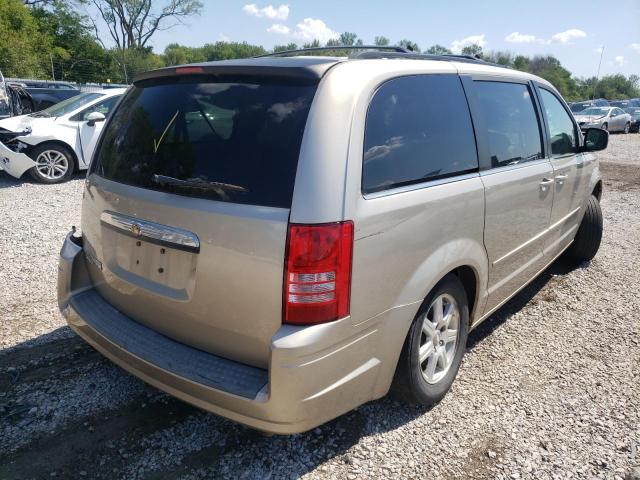 2A8HR54P48R148949 - 2008 CHRYSLER TOWN & COU BEIGE photo 4