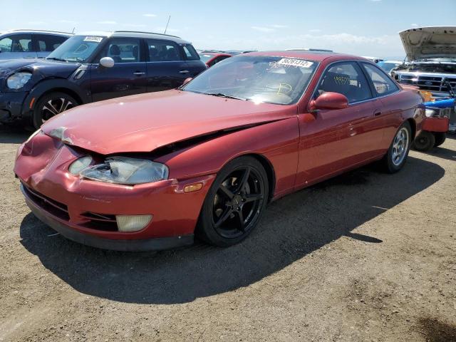 JT8UZ30C7R0038274 - 1994 LEXUS SC 400 RED photo 2