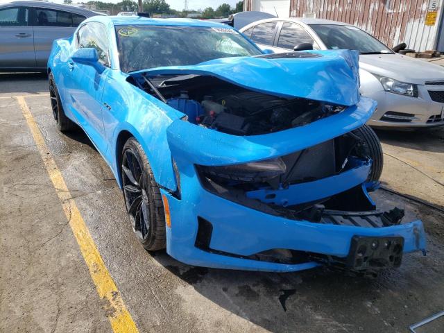 1G1FF1R76N0104118 - 2022 CHEVROLET CAMARO LT1 BLUE photo 1