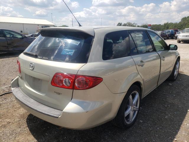 1YVFP82D645N92365 - 2004 MAZDA 6 S CREAM photo 4