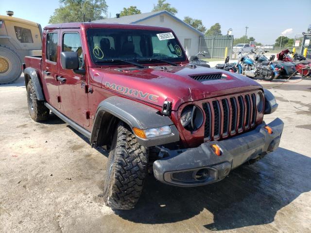 1C6JJTEG7ML625015 - 2021 JEEP GLADIATOR RED photo 1