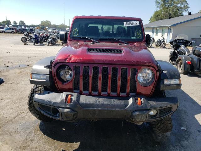 1C6JJTEG7ML625015 - 2021 JEEP GLADIATOR RED photo 9