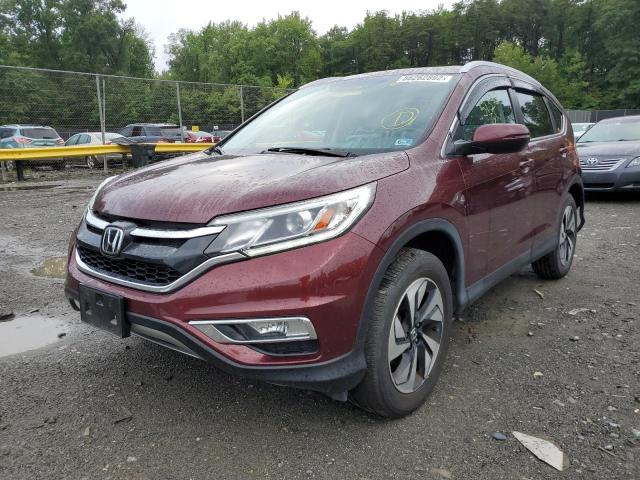 5J6RM4H96FL132736 - 2015 HONDA CR-V TOURI RED photo 2